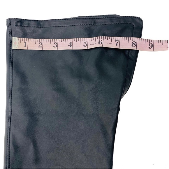 Azalea Wang Vegan Leather Thigh High Stiletto Boots 8​ - Picture 14 of 15